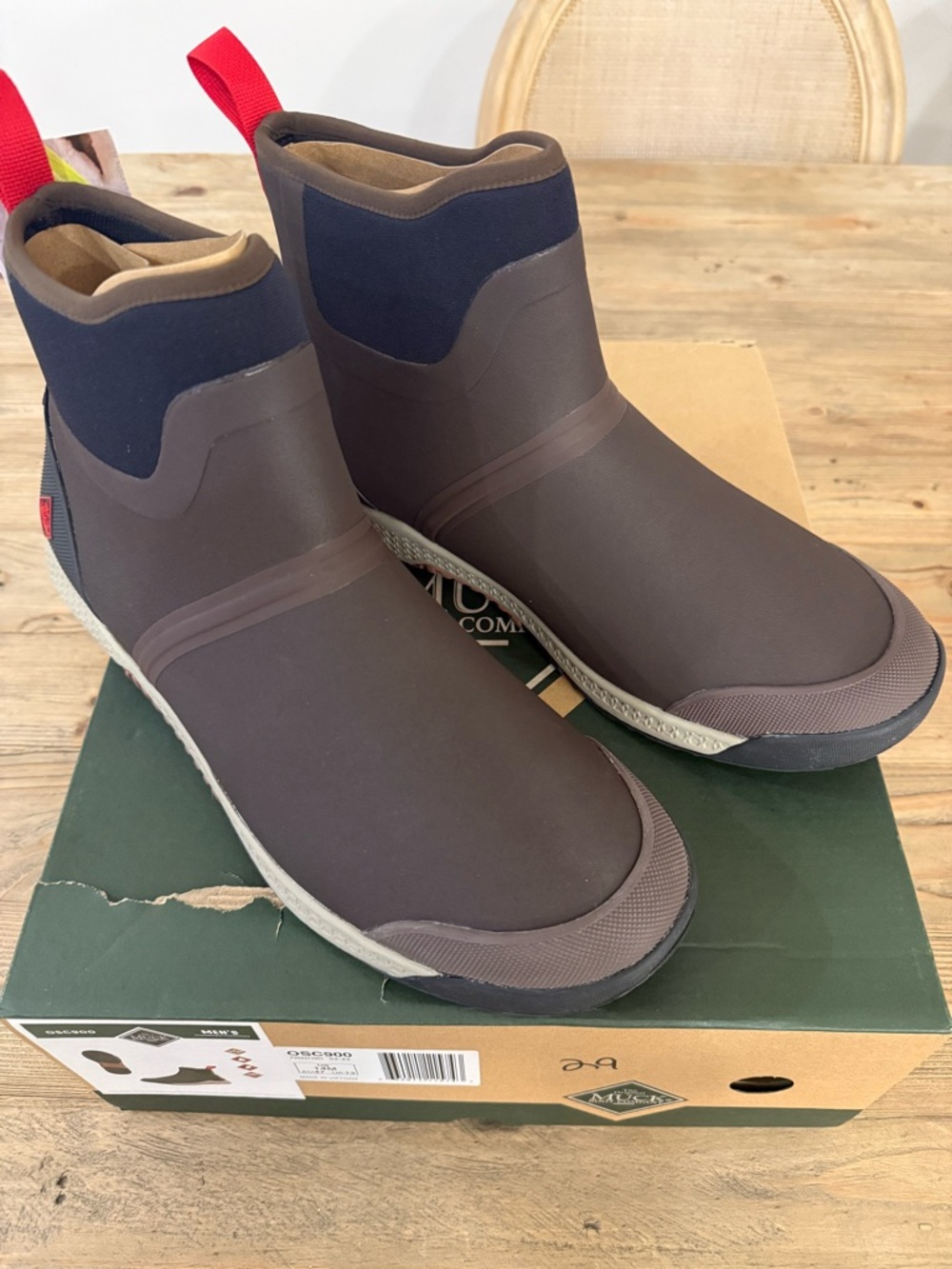 Muck Boots Outscape Chelsea Boots, Brown, Size 14, New in Box, Retail $140